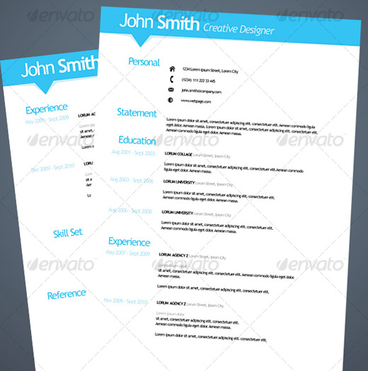 28 Creative Cheap Resume Templates