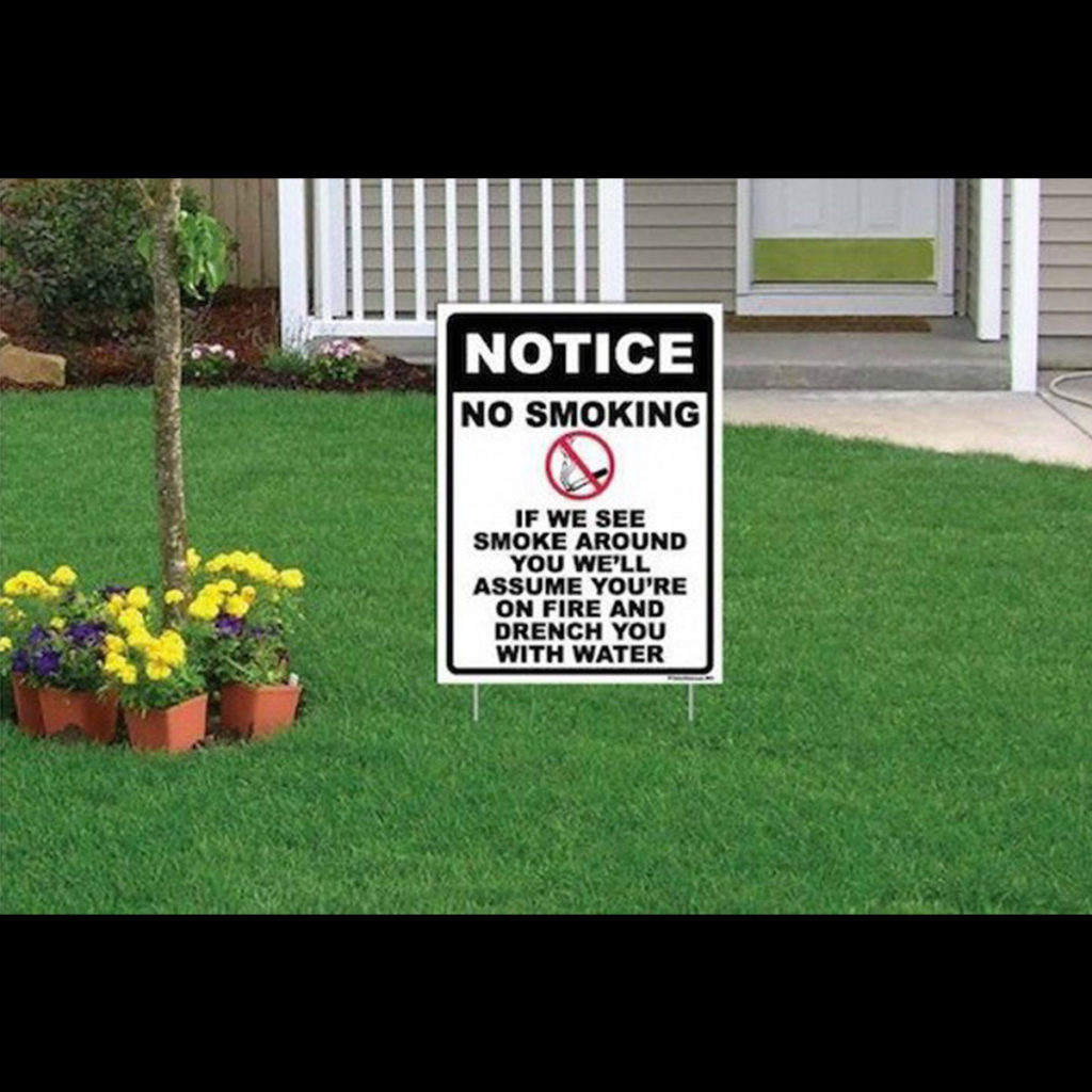 Funny Yard Signs Are They Effective With Samples Nextdayflyers