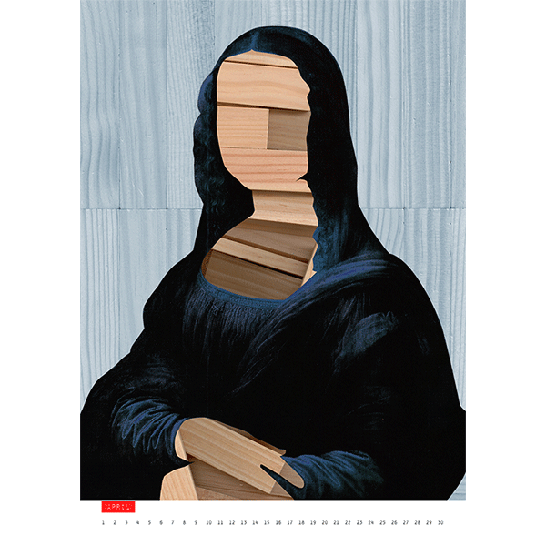 Collage Art Calendar 2018 by Marko Köppe