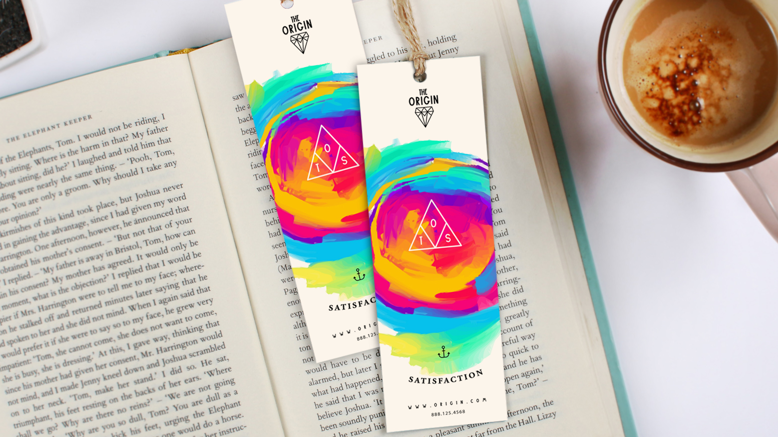 Bookmark in a book