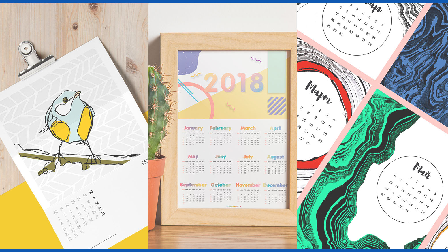 24 Stunning Calendar Designs for Inspiration (Updated ) PrintRunner Blog