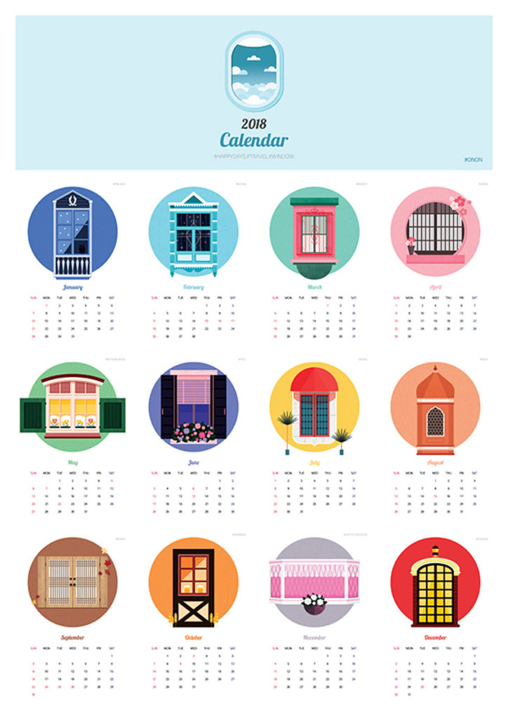 24 Stunning Calendar Designs for Inspiration (Updated!) | PrintRunner Blog