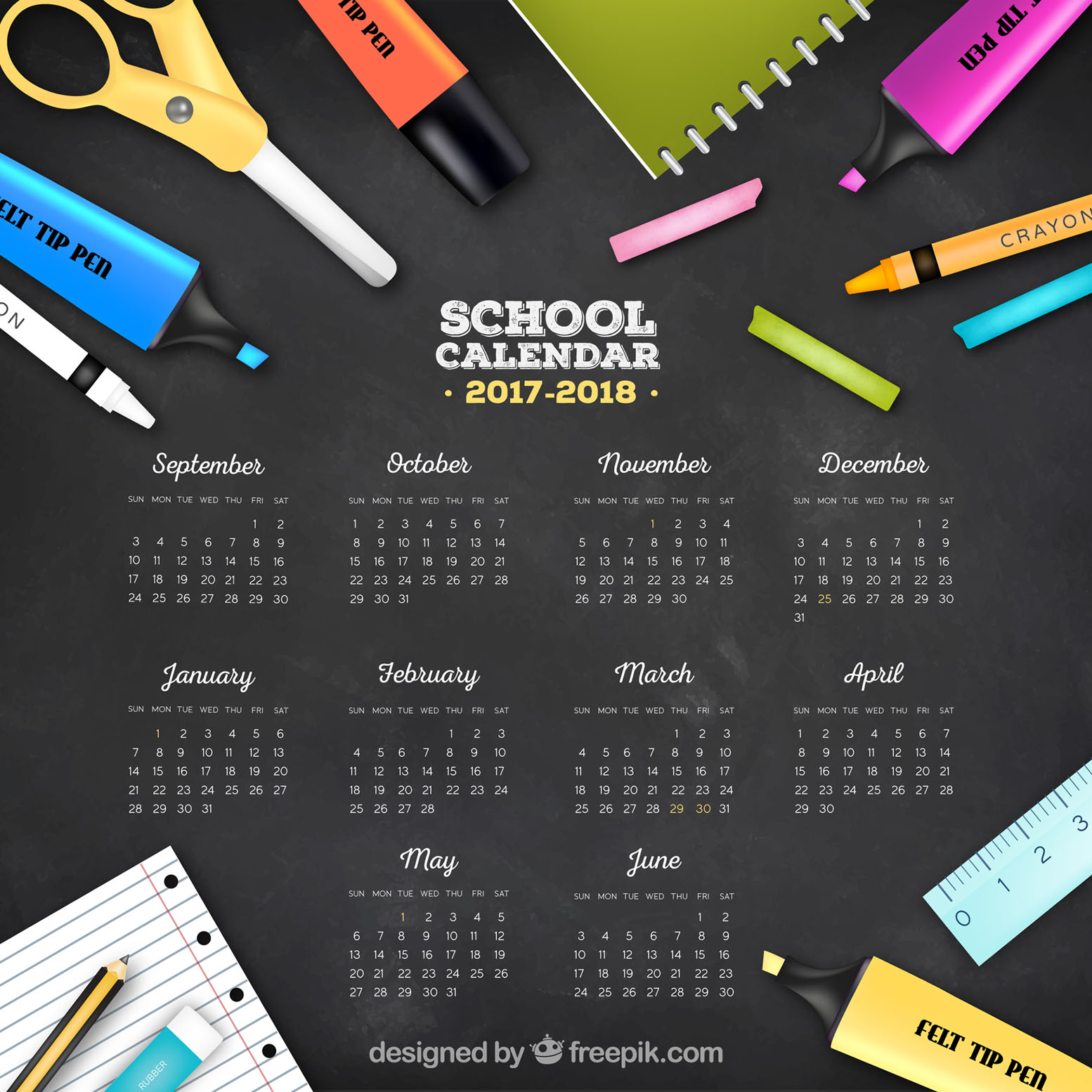 24 Stunning Calendar Designs for Inspiration (Updated!) PrintRunner Blog