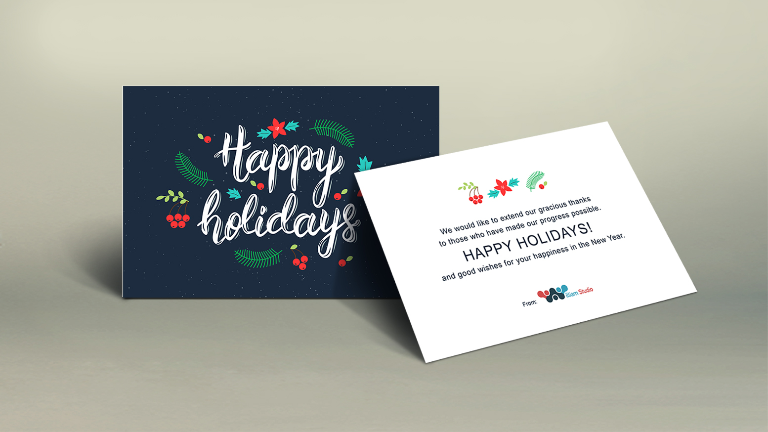 Corporate Greeting Card Design