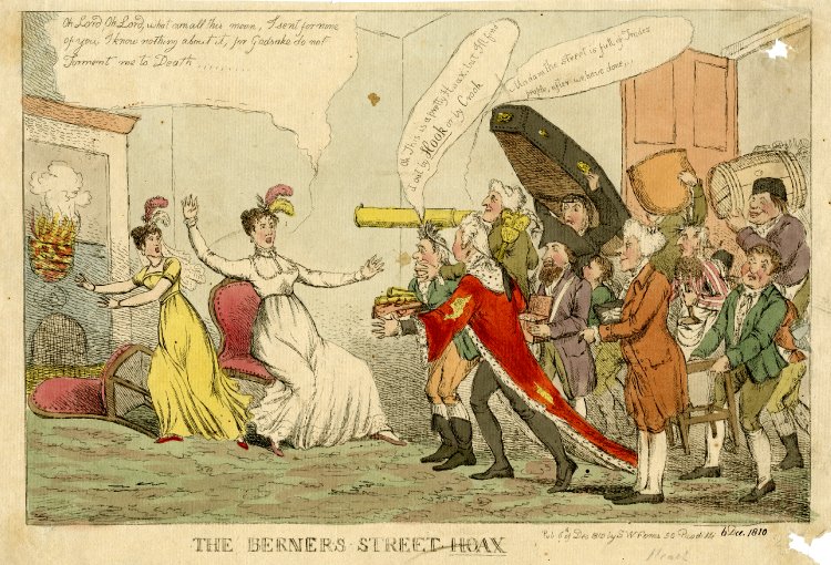 Berners Street Hoax caricature