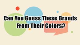 Can you guess these brands from their brand colors?