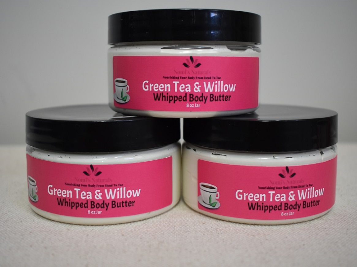 Green Tea and Willow Whipped Body Butter
