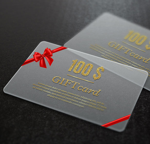 Plastic Gift Cards